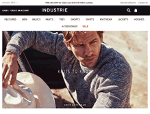 Tablet Screenshot of industrie.com.au